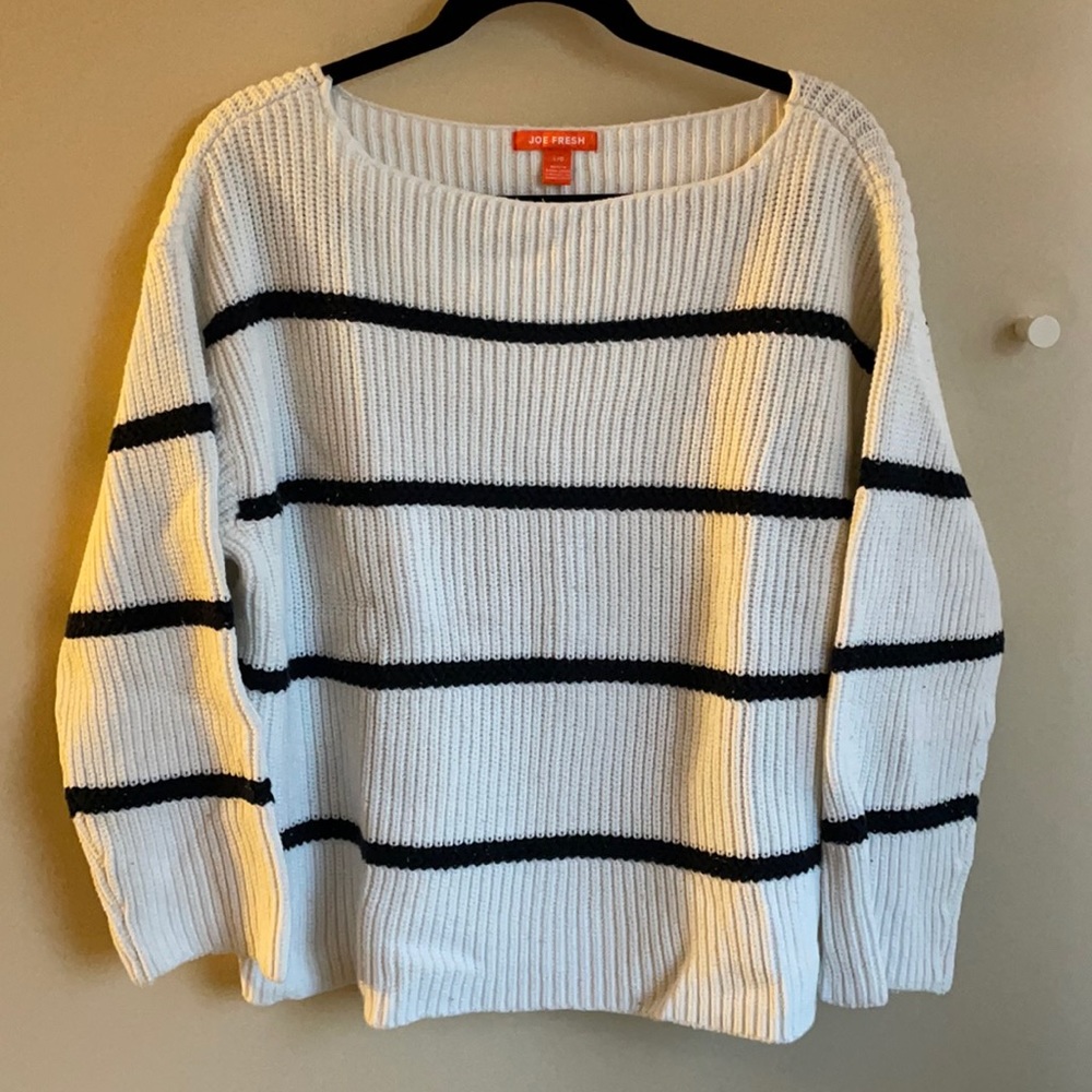 Joe Fresh striped boatneck sweater